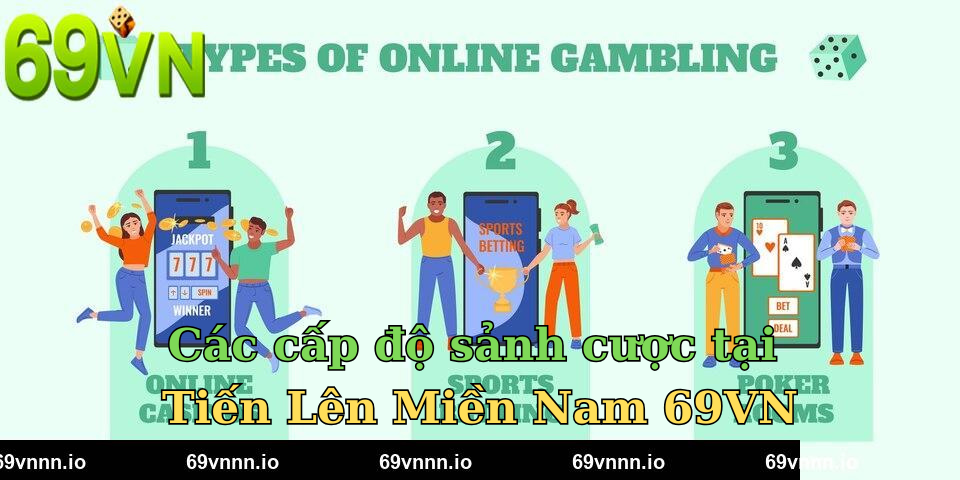 Các cấp độ sảnh cược tại Tiến Lên Miền Nam 69VN