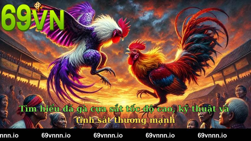 Tìm hiểu đá gà cựa sắt tốc độ cao, kỹ thuật và tính sát thương mạnh